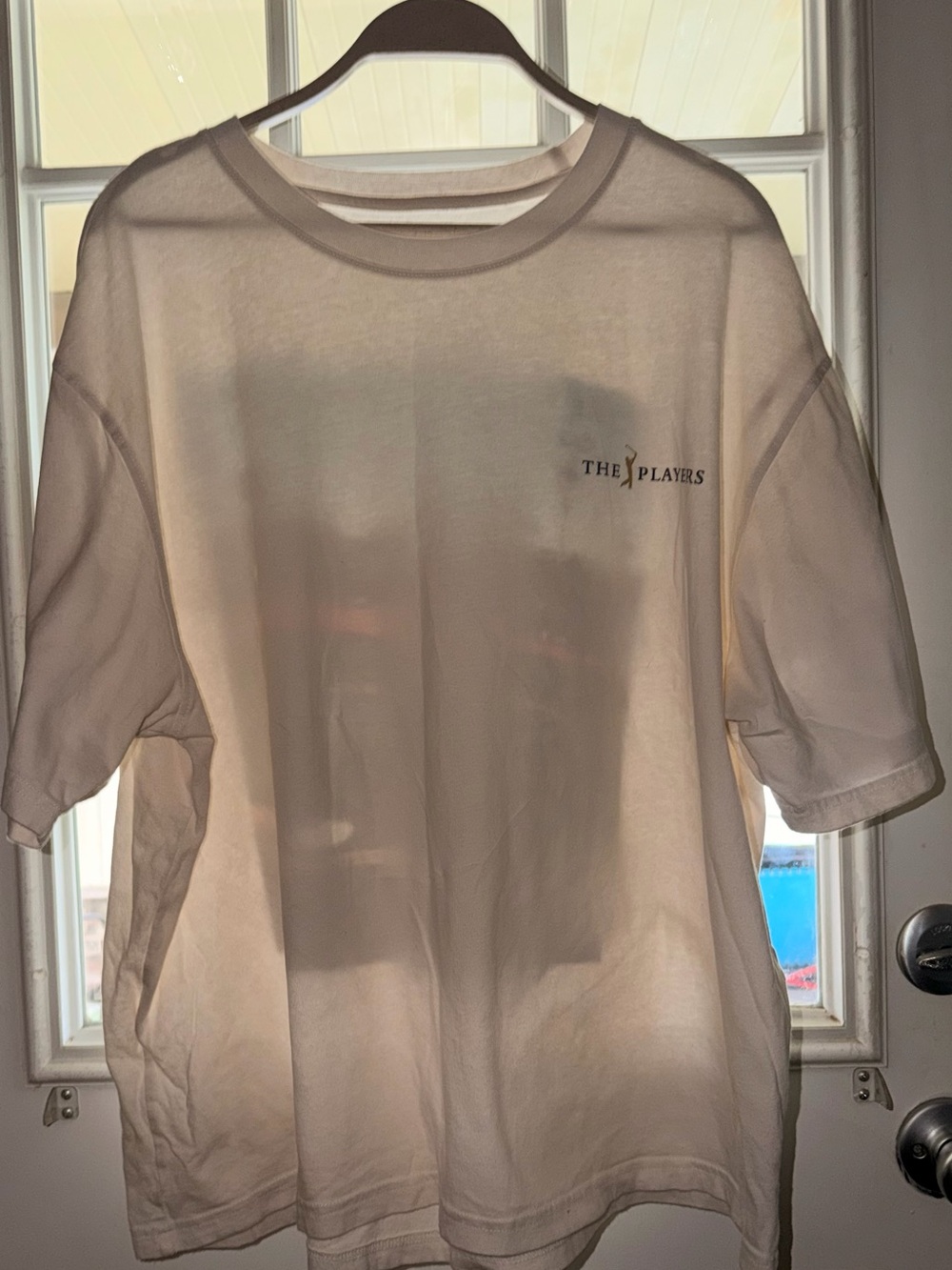 Men's Cream Graphic Short-Sleeve Tee
